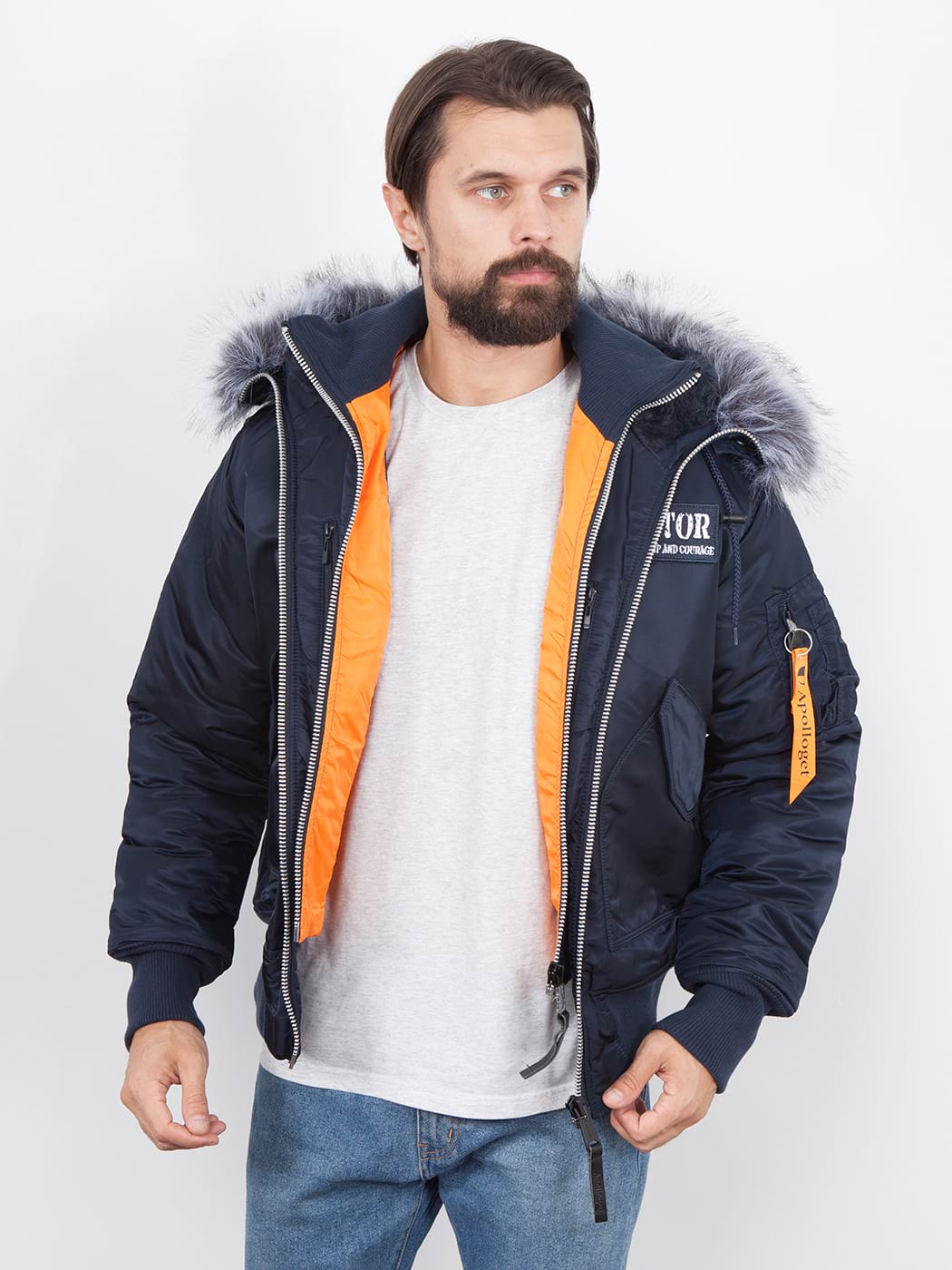 картинка Apolloget AVIATOR HD Blue/Orange от магазинаАполлогет