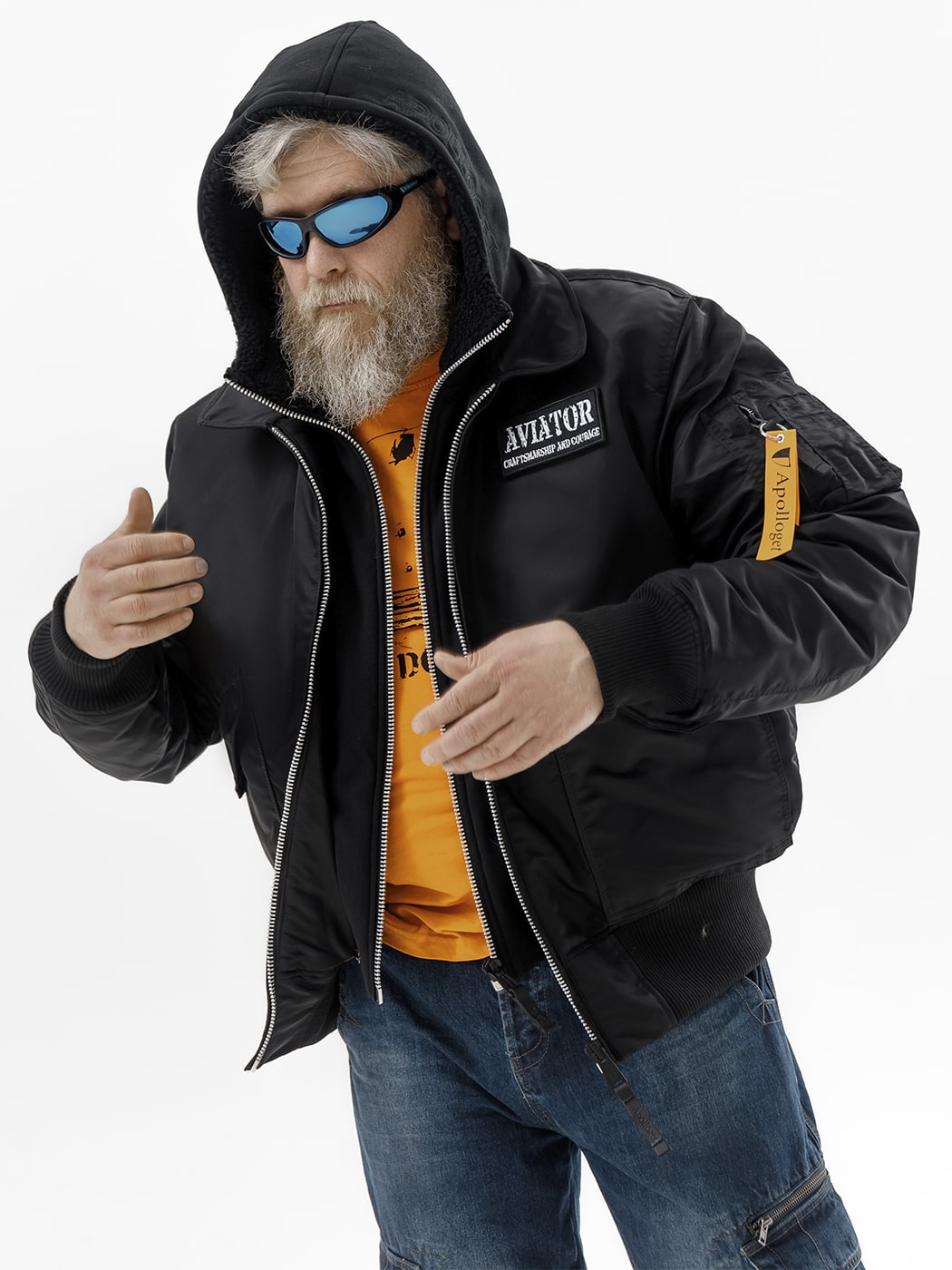 картинка Apolloget AVIATOR HD II Black/Red от магазинаАполлогет