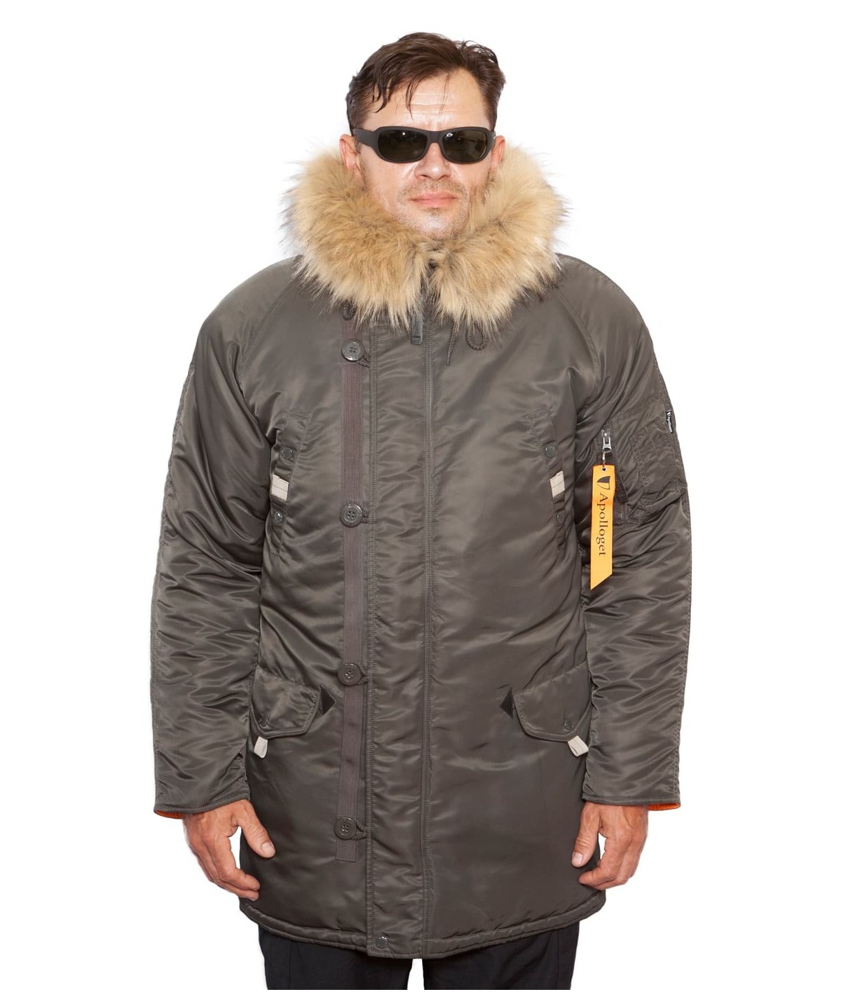 картинка Apolloget HUSKY LONG Beluga/Orange от магазинаАполлогет